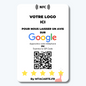 Carte avis GOOGLE avec Logo